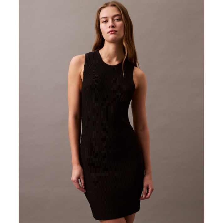 국내정품 캘빈클라인 진 CALVIN KLEIN JEANS 여성 스컬럽 미니 드레스 47B319G UB1 47B319GUB1 606243