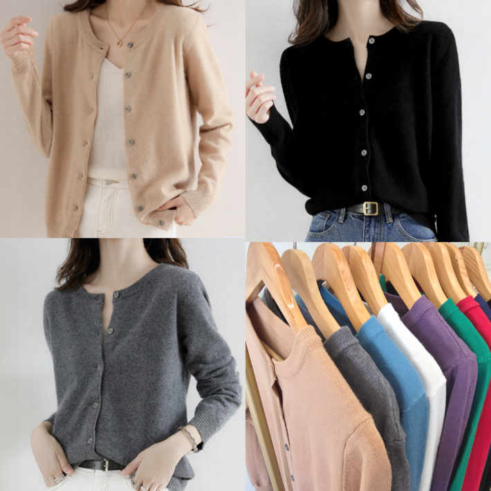 라라로엔픽 여성용 9컬러 빅사이즈 가디건