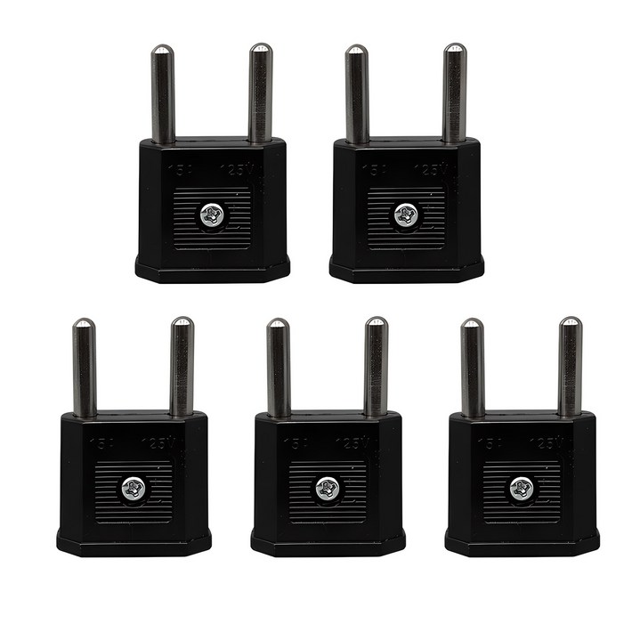 220V 돼지코 5개입 반대어댑터 KS인증