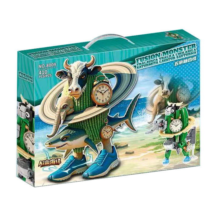 대용량 대형 레고 호환 블럭 이탈리안 브레인롯 합체 시리즈 선물박스포장 최다구성, 1개