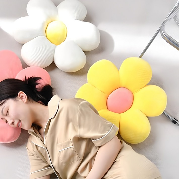 FANSDA 11 데이지꽃 플라워 좌석 방석 쿠션