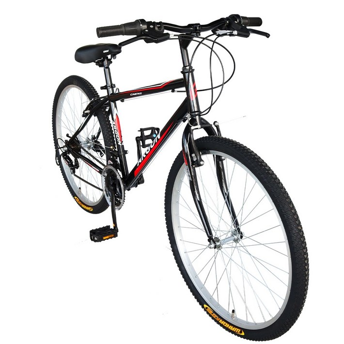 지멘스 자전거2025 신제품 입고 지멘스 아르곤 로빈 일상용 자전거 21 단변속 출퇴근용 학생용 MTB자전거 26인치 24인치, 아르곤26인치 블랙레드미조립공구포함 발송, 1개, 170cm