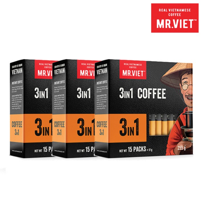 베트남커피 3in1 믹스커피 15T X 3박스 미스터비엣 인스턴트
