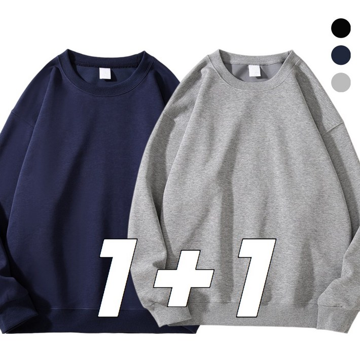 미와이 베이직 무지 오버핏 맨투맨 11