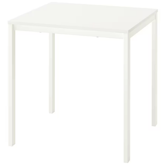 이케아 VIHALS 비할스 테이블 화이트화이트 74x74cm 295.785.19