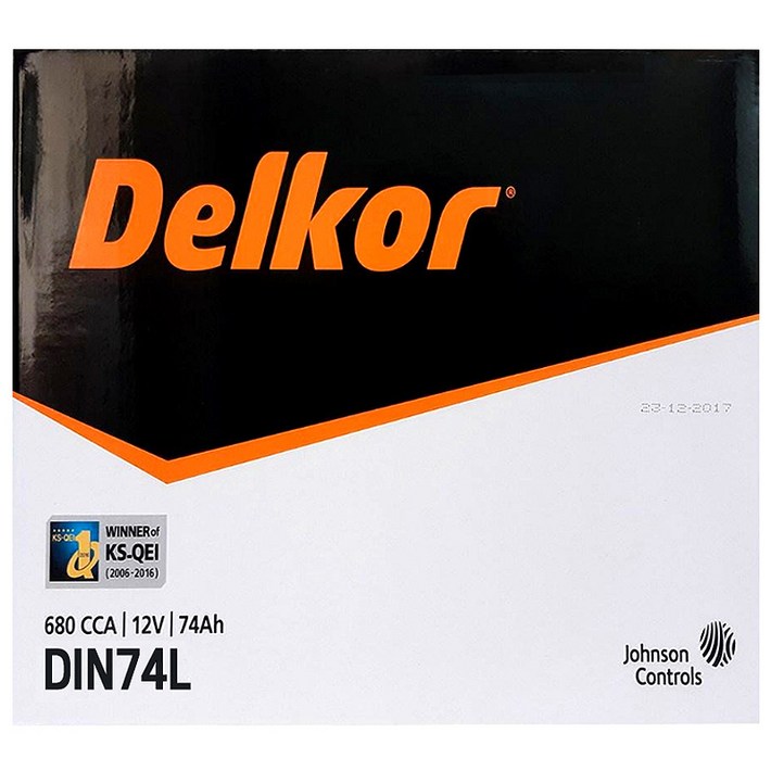 델코 DIN74L 자동차배터리 폐반납 (내차 밧데리 확인후 구매 필수), DIN74L_공구대여_폐전지반납