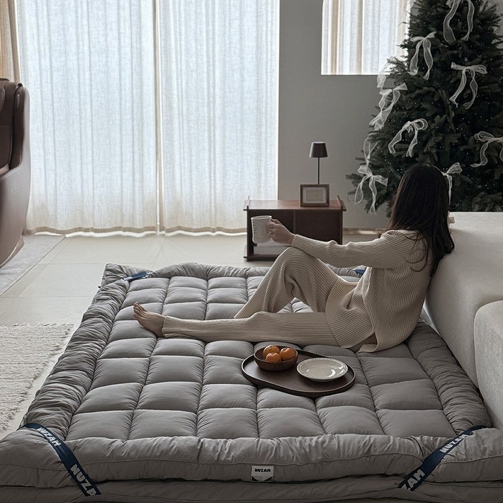 누잠 스프링 더블업 매트리스, 1개, 그레이회색