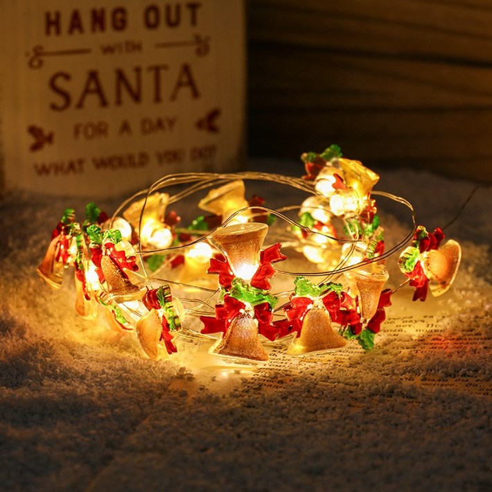 퍼플래빗 크리스마스 트리 LED 장식 줄조명 5M USB 건전지 50구