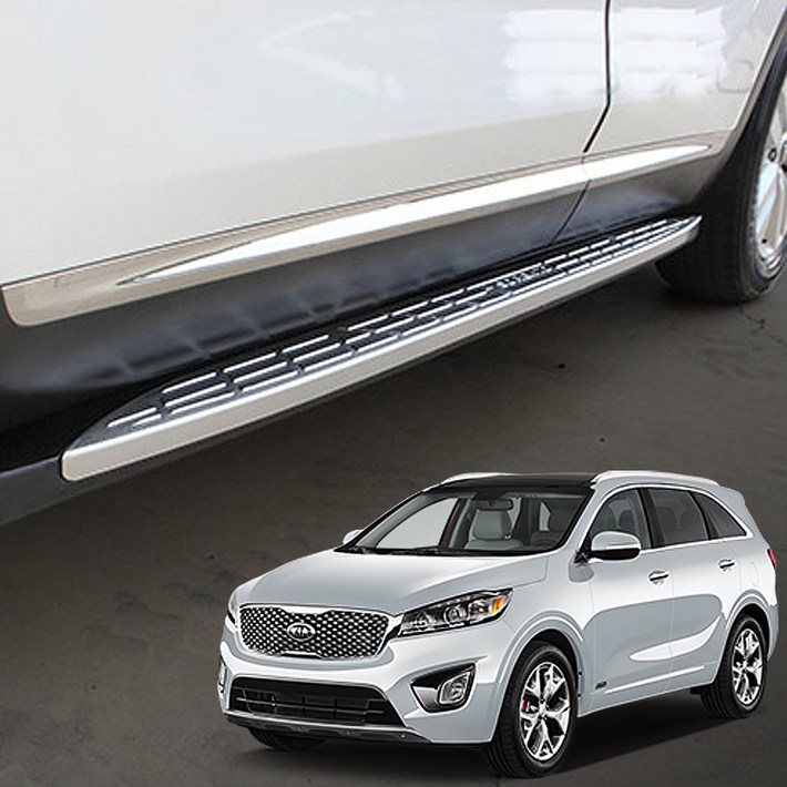 지엠지모터스 올뉴 쏘렌토 자동차 사이드스텝 발받침 차발판 보조발판 사이드스탭 거빈 호환