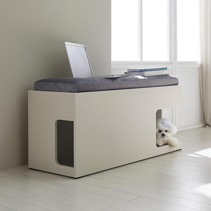 메루야 반려동물 큐브 베드벤치 펫하우스, 단품, 1개