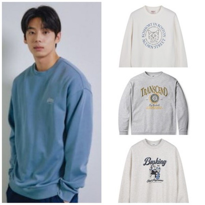 폴햄 남여 기모   소프트테리 맨투맨 4종 택 1PHE4TR1020 PHE4TR2020 PHF1TR1020 PHF1TR2020