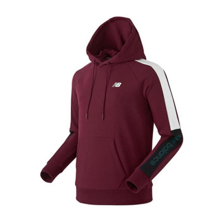 뉴발란스 뉴발란스UNI소매배색후드티_NBN0942043-Burgundy (11548670)