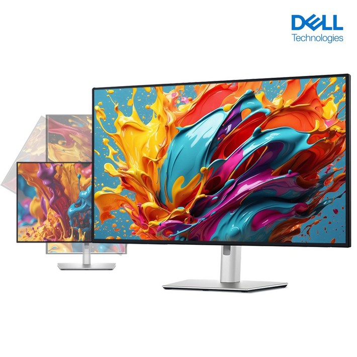 델 DELL 울트라샤프 24인치 모니터 IPS패널 120Hz FHD 피벗 초슬림베젤, U2424H, 60.5cm