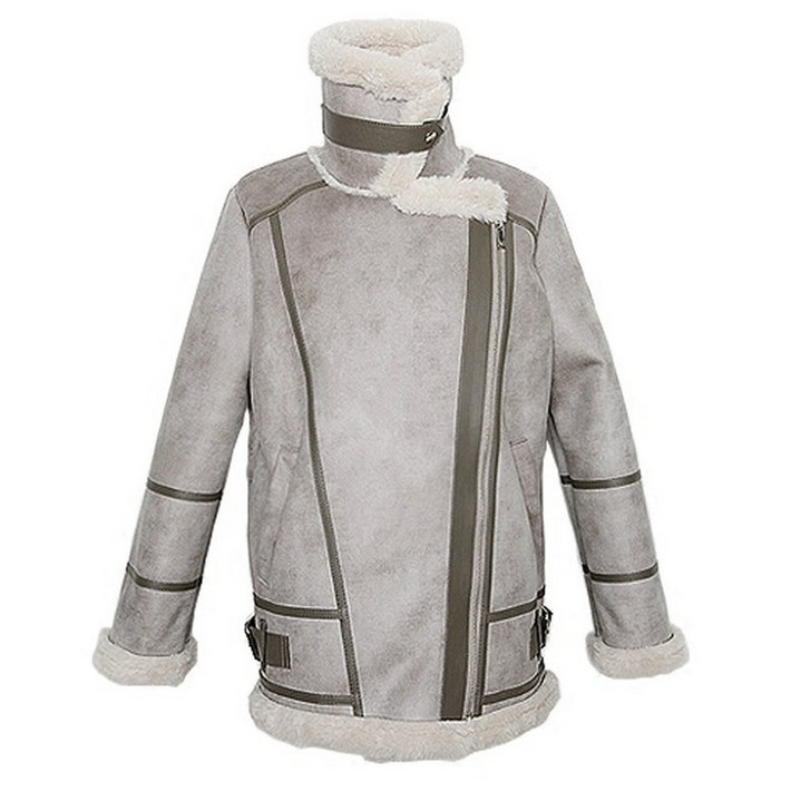 여 양털 뽀글이 후리스 플리스 여성 자켓 무스탕 점퍼 여성 의류 maje allure 사슴 가죽, 봉제 인형, 털 양고기