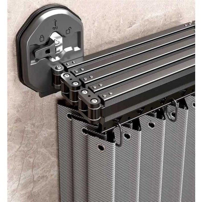 간이 샤워부스 설치 욕실 화장실 파티션 커튼 접이식 070 180 고급회색흡착