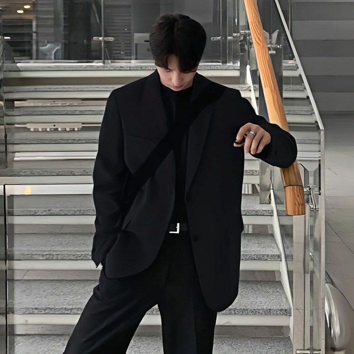 스타일닥터 남자 정장 코트 사계절 경량 슬림핏 두버튼 블레이저 편안한  결혼식