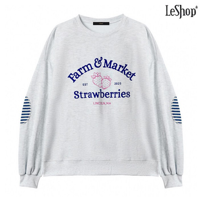 르샵 빵떡 맨투맨 티셔츠 DP1LW002A