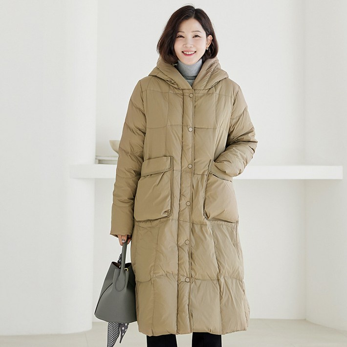 김여사 김여사 빅사이즈 겨울6688 이지 덕다운 롱패딩 5JP511322