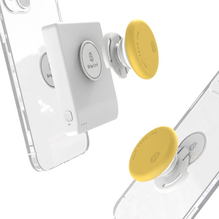 힉스코리아 그립뱅크 고속 무선충전 미니 맥세이프 보조배터리 아이폰 GBWL3000