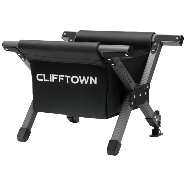 클리프타운 접이식 아이스박스 쿨러스탠드 받침대 플러스  바스켓  보관파우치 세트, 티타늄 실버