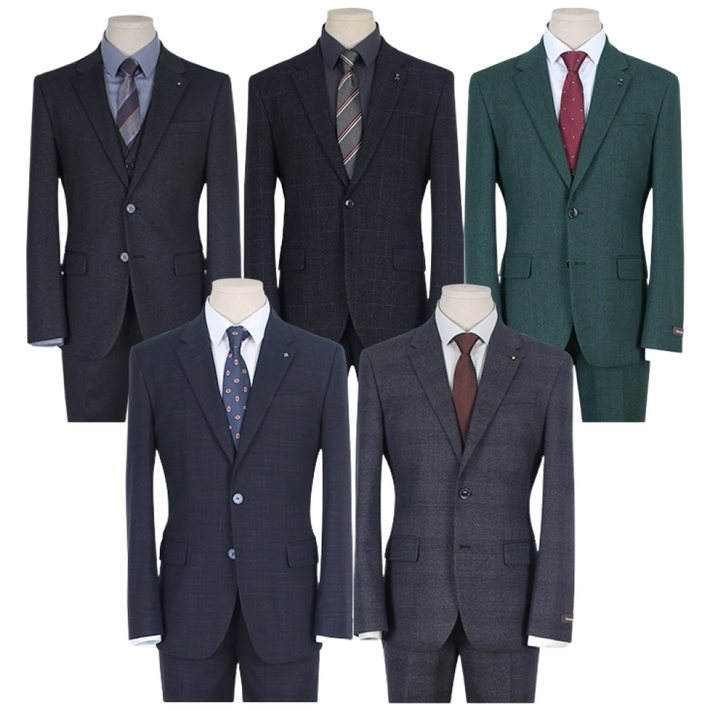 티지패션 TG패션 슬림핏 가을겨울 남성 정장세트 5종 모음 95110사이즈 70할인