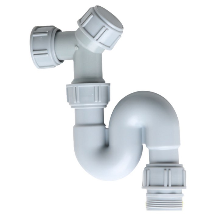 싱크대 S트랩 부속품 배수구 배수호스 교체 배수관 악취방지 배수캡 씽크대 냄새차단, 1개