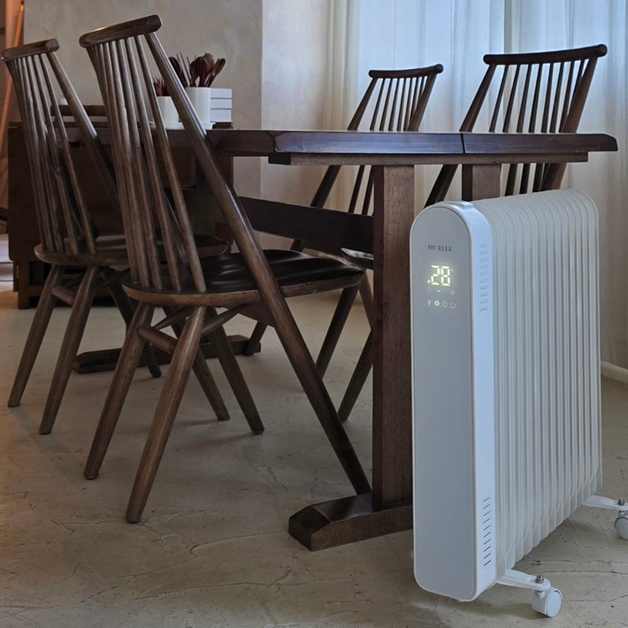 터치식 고효율 라디에이터 리모컨포함 무소음 사무실 가정용 화장실 동파방지, 7핀