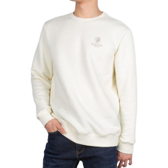 찬스11 블랙야크 애슬레저 기모 맨투맨 남자 여자 커플티 BKJ1012