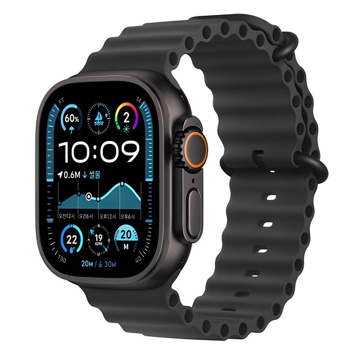 Apple 정품 2024 애플워치 Ultra 2 티타늄 오션 밴드 Apple 정품 2024 애플워치 Ultra 2 티타늄 오션 밴드