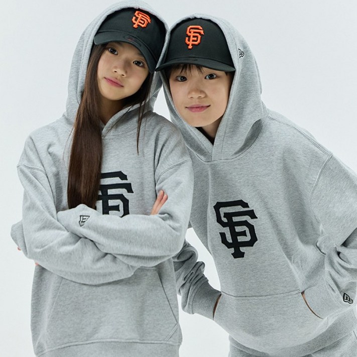 뉴에라 아동용 MLB 빅로고 후디 뉴욕 양키스