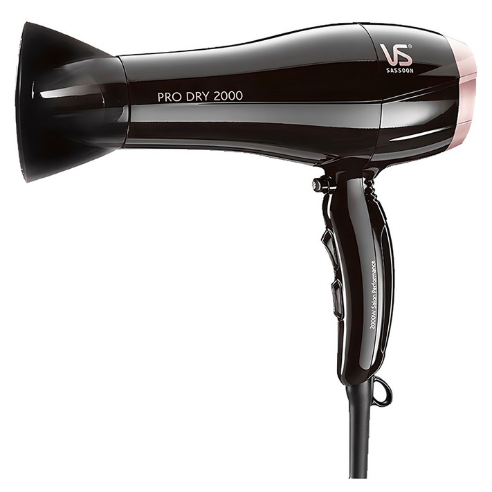 비달사순 파워 드라이어 VSD120K 2000W, 블랙  로즈