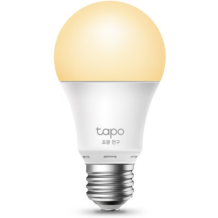 티피링크 스마트 WiFi 조광 전구 Tapo L510E, 전구색, 1개 티피링크 스마트 WiFi 조광 전구 Tapo L510E, 전구색, 1개