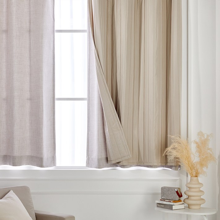 모던하우스 ON 아일렛형 바람막이 패딩 3도씨 커튼