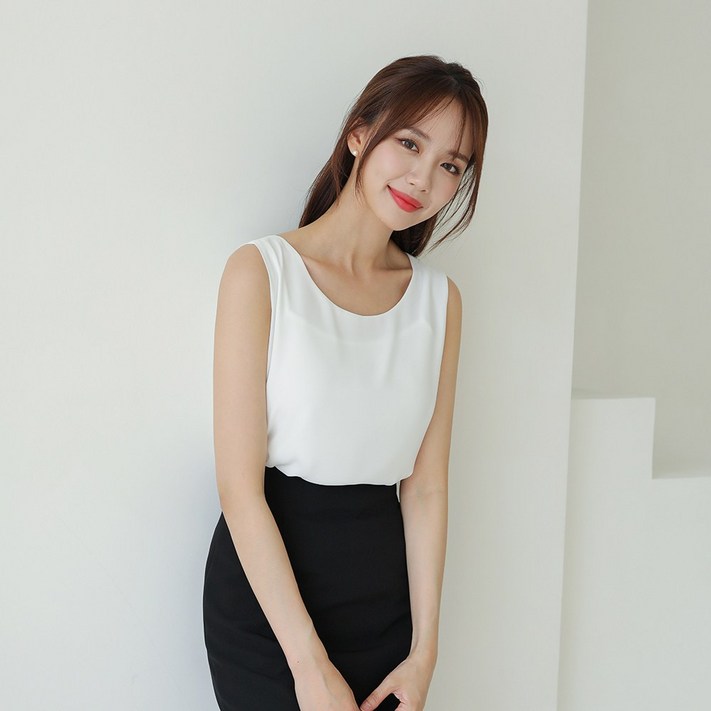 스무날두겹라운드나시블라우스 스무날두겹라운드나시블라우스
