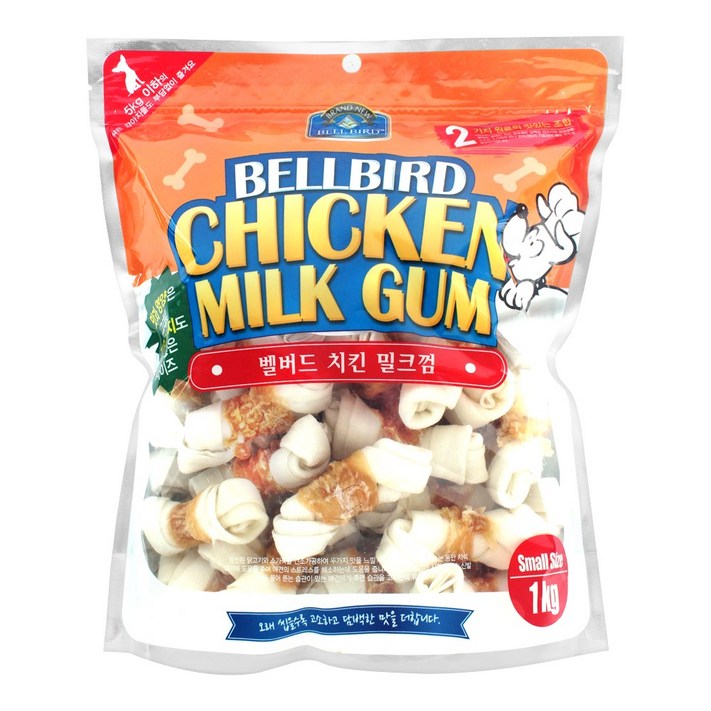 밸버드 치킨밀크껌 스몰1kg X 2봉 코스트코 애견덴탈껌 밸버드 치킨밀크껌 스몰1kg X 2봉 코스트코 애견덴탈껌