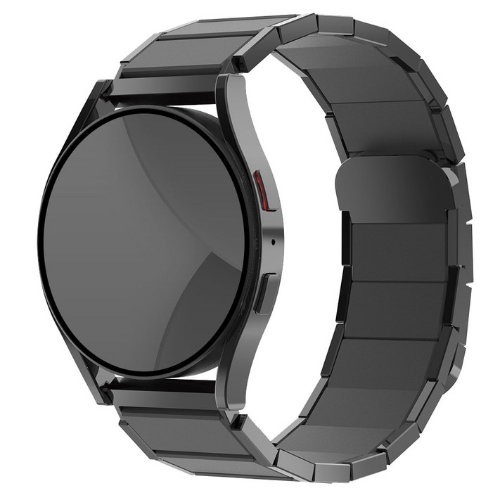 아이메이드잇 갤럭시워치 호환 링크 마그네틱 브레이슬릿 스트랩, 블랙