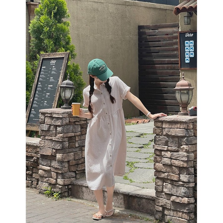 이삼사 시원한 빅사이즈 여름 데일리 원피스 4컬러 4499