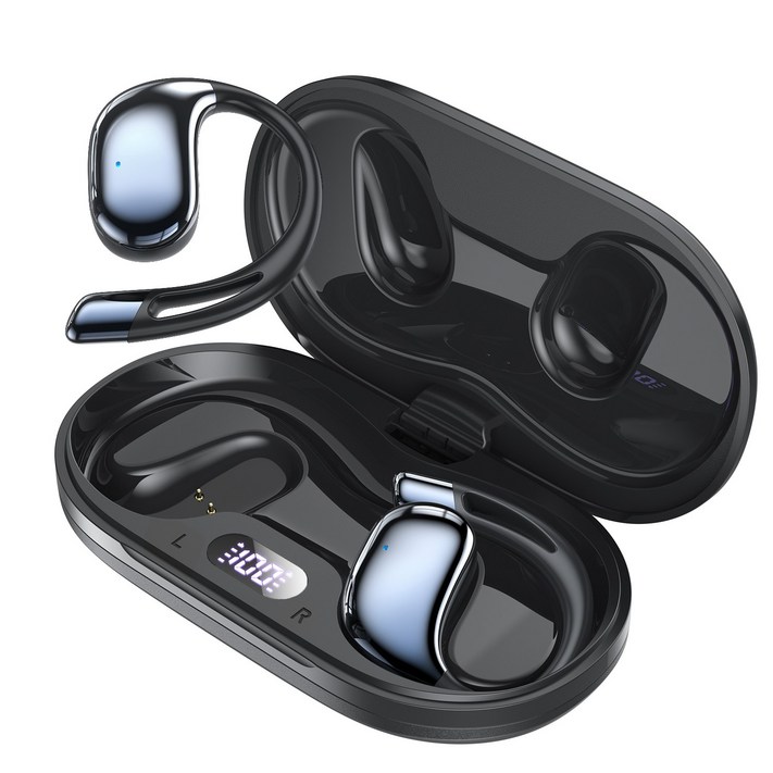 TRYSEEK 무선 귀걸이형 블루투스 이어폰 오픈형 고음질 C타입 불루투스 6.0