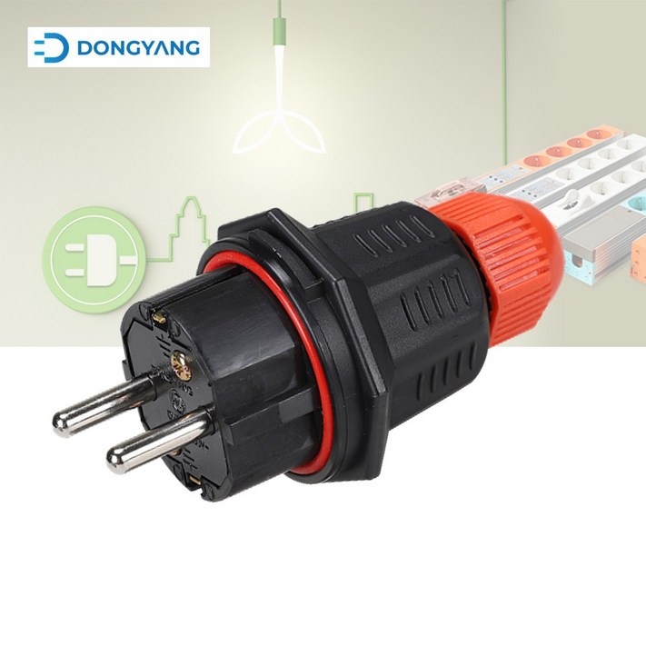 동양 방우 방수형 산업용 1구 플러그