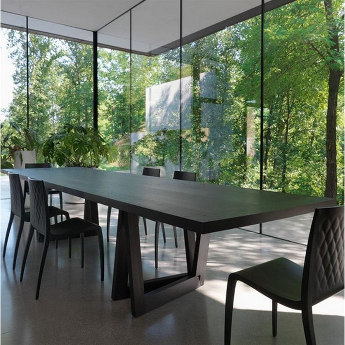 8인용식탁 10인용식탁 대형 소나무 책상 식탁 다이닝, 1개, 300x100x75