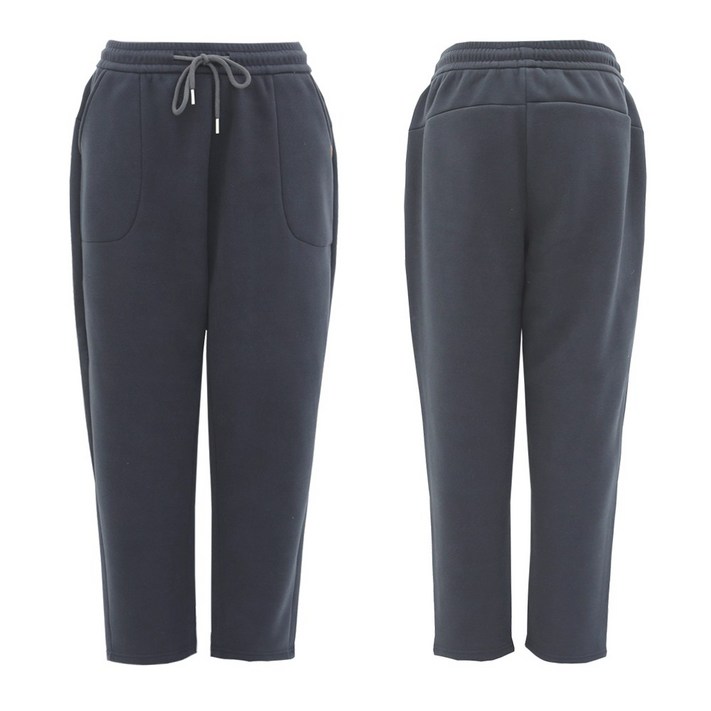 비비진 여성용 따뜻한 겨울 기모 배기바지 스판 밴딩팬츠 11