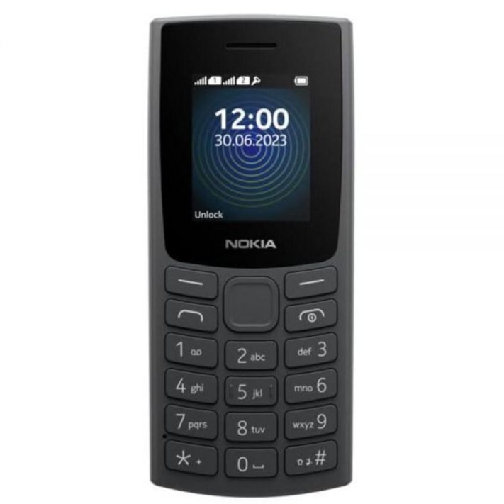 Nokia 105 4G 듀얼 SIM GSM 언락 휴대폰 볼트 차콜 국제 버전 ATT크리켓버라이존 호환 불가