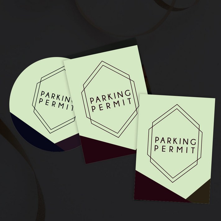 야광 차량 주차 스티커 아파트 빌라 고급 주차스티커 주차증 주차카드 전화번호 연락처