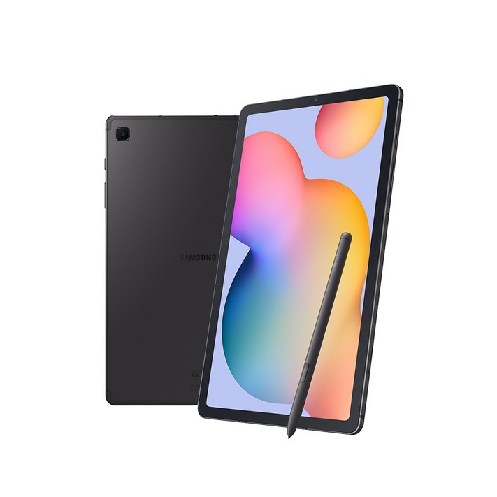 삼성전자 갤럭시탭 S6 LITE 10.4 SMP610 S펜 포함 구성품 탭 S펜 충전기 케이블 투명 젤리케이스