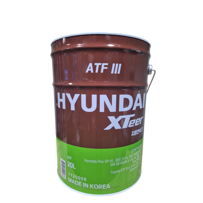 현대 엑스티어 xteer ATFIII 덱스론 오토미션오일 차량 자동변속기유 20L, 1개