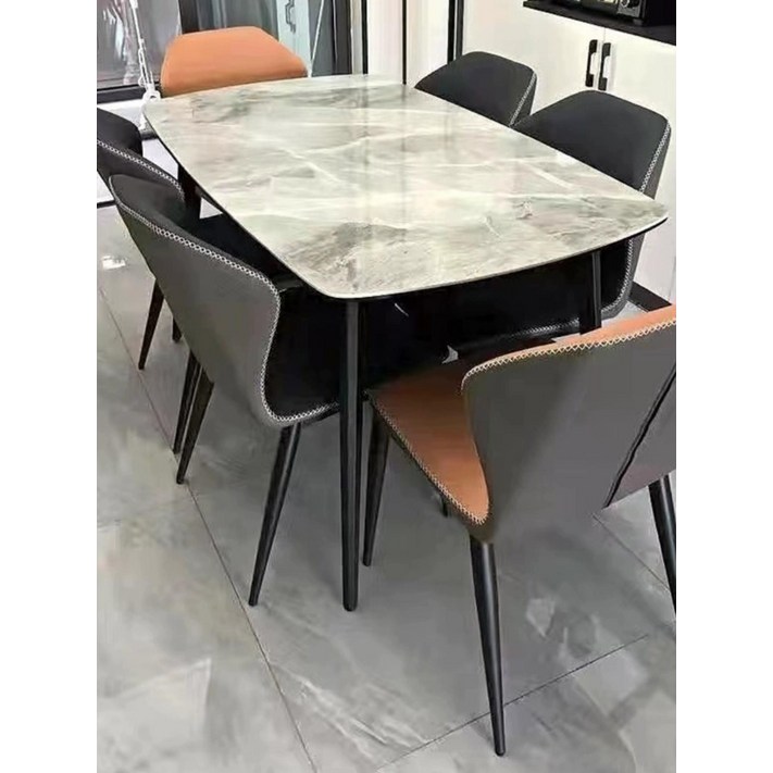 예쁜 세라믹 세라믹 식탁 거실 8인용 인테리어 테이블 20평대