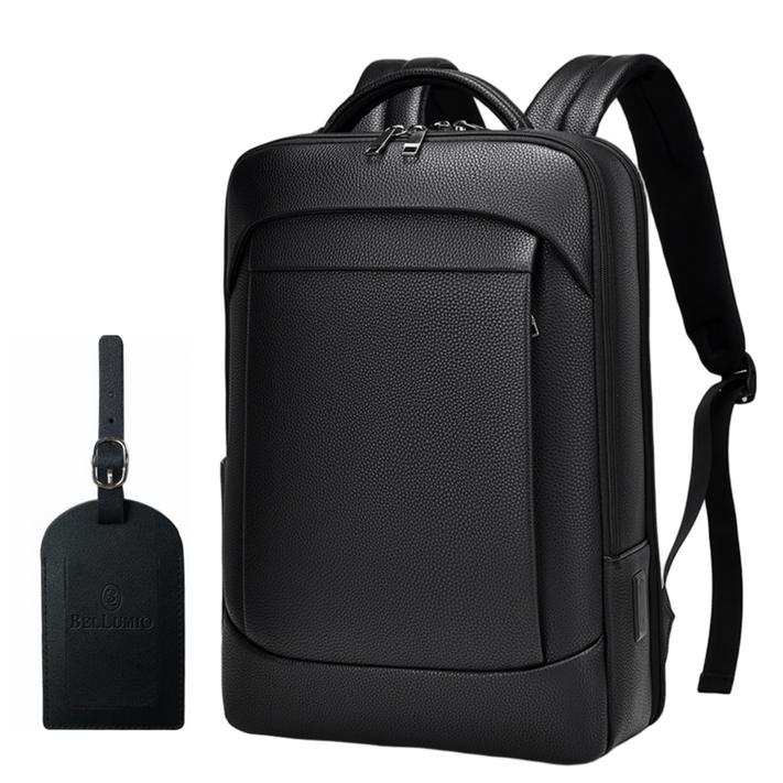 벨루미오 대용량 고급 소가죽 노트북 백팩 직장인 대학생 출장 가방