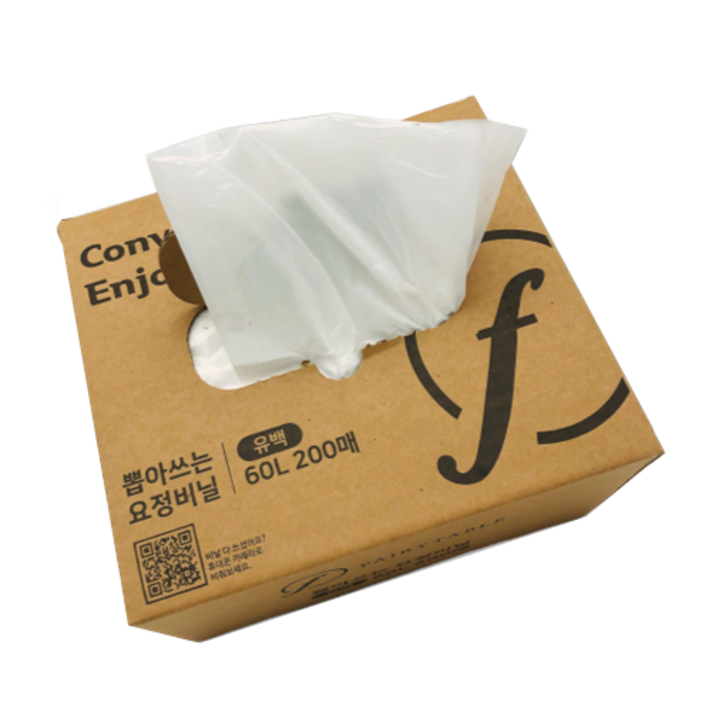 뽑아 쓰는 요정비닐, 60L, 1개