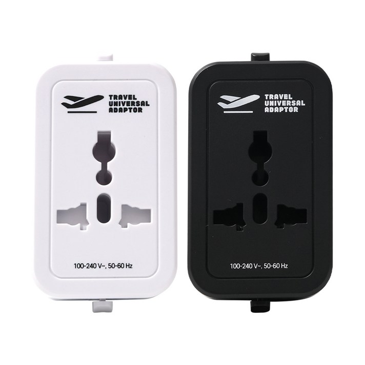 홈플래닛 해외 여행용 멀티 어댑터 2p  파우치 2p 세트