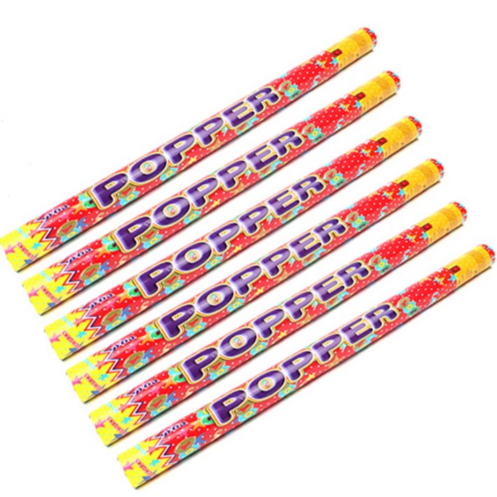 파티해 공기압폭죽 은박 릴테잎